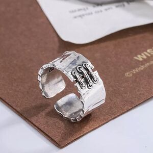 #33 New 925 Sterling Silver Unique Adjustable Ring